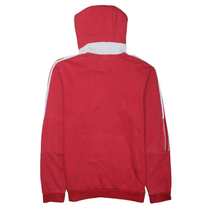 Mens UK Size M adidas Red Pullover Hoodie