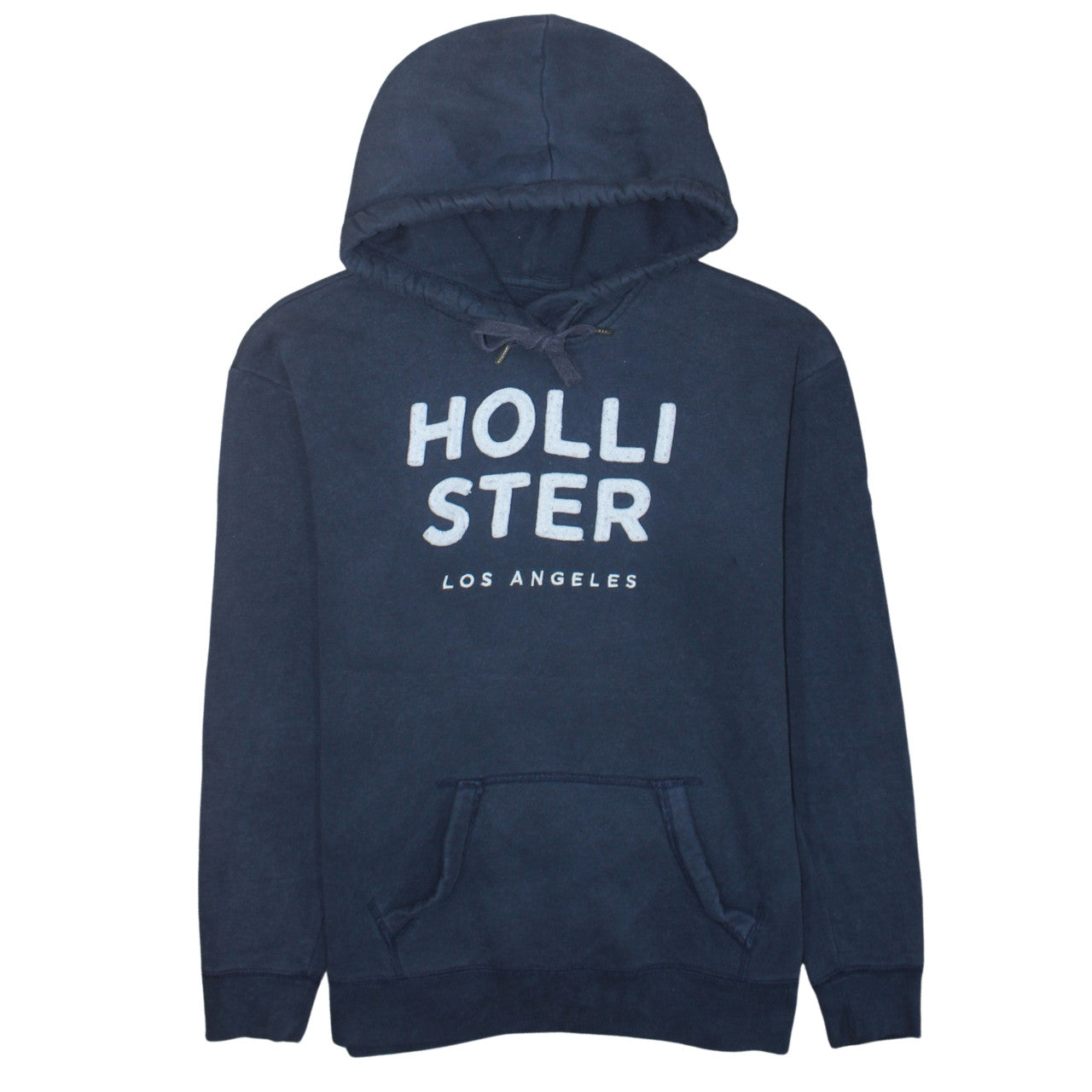 Mens UK Size M Hollister Blue Pullover Hoodie