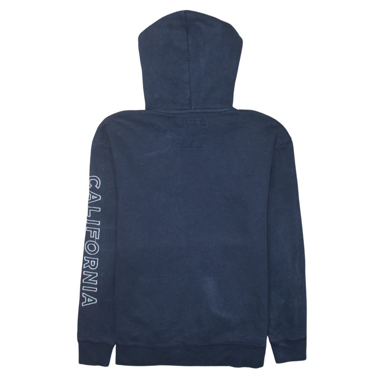 Mens UK Size M Hollister Blue Pullover Hoodie