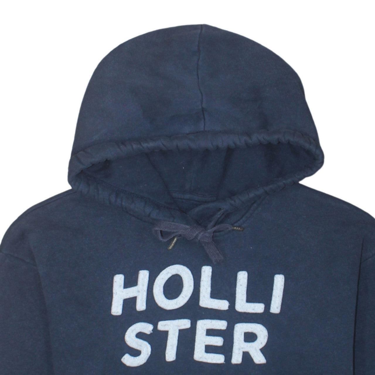 Mens UK Size M Hollister Blue Pullover Hoodie