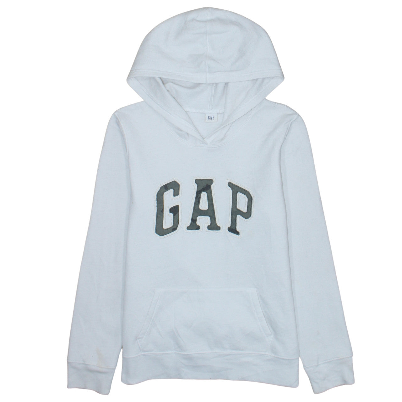 Womens UK Size M Gap White Pullover Hoodie