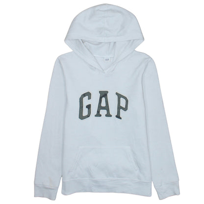 Womens UK Size M Gap White Pullover Hoodie