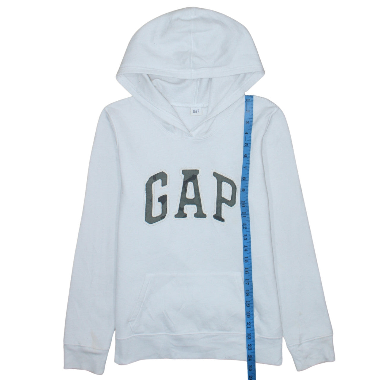 Womens UK Size M Gap White Pullover Hoodie