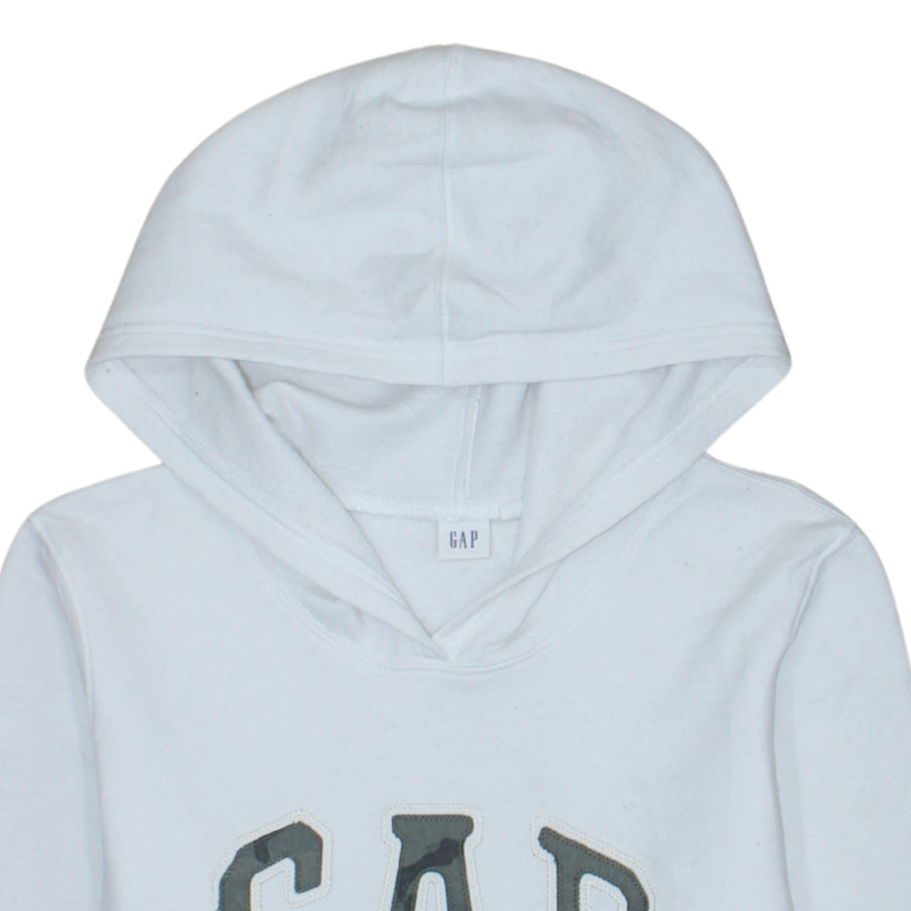 Womens UK Size M Gap White Pullover Hoodie