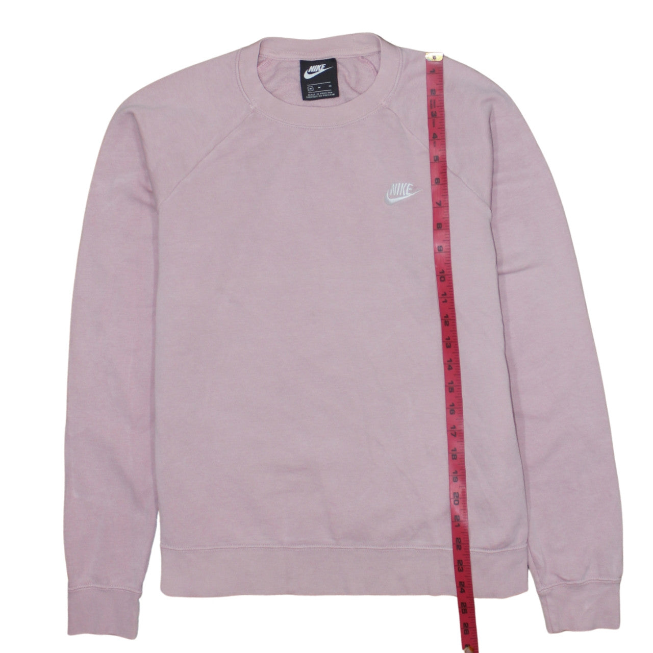Womens UK Size M Nike Pink Pullover Sweatshirt