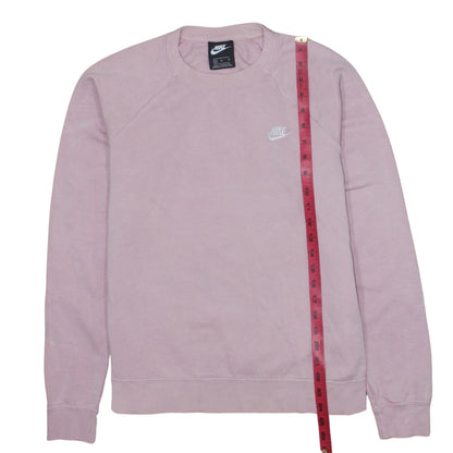 Womens UK Size M Nike Pink Pullover Sweatshirt