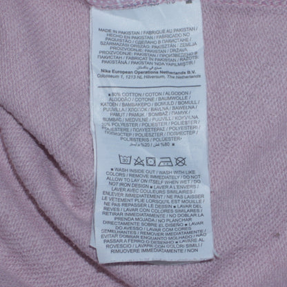 Womens UK Size M Nike Pink Pullover Sweatshirt