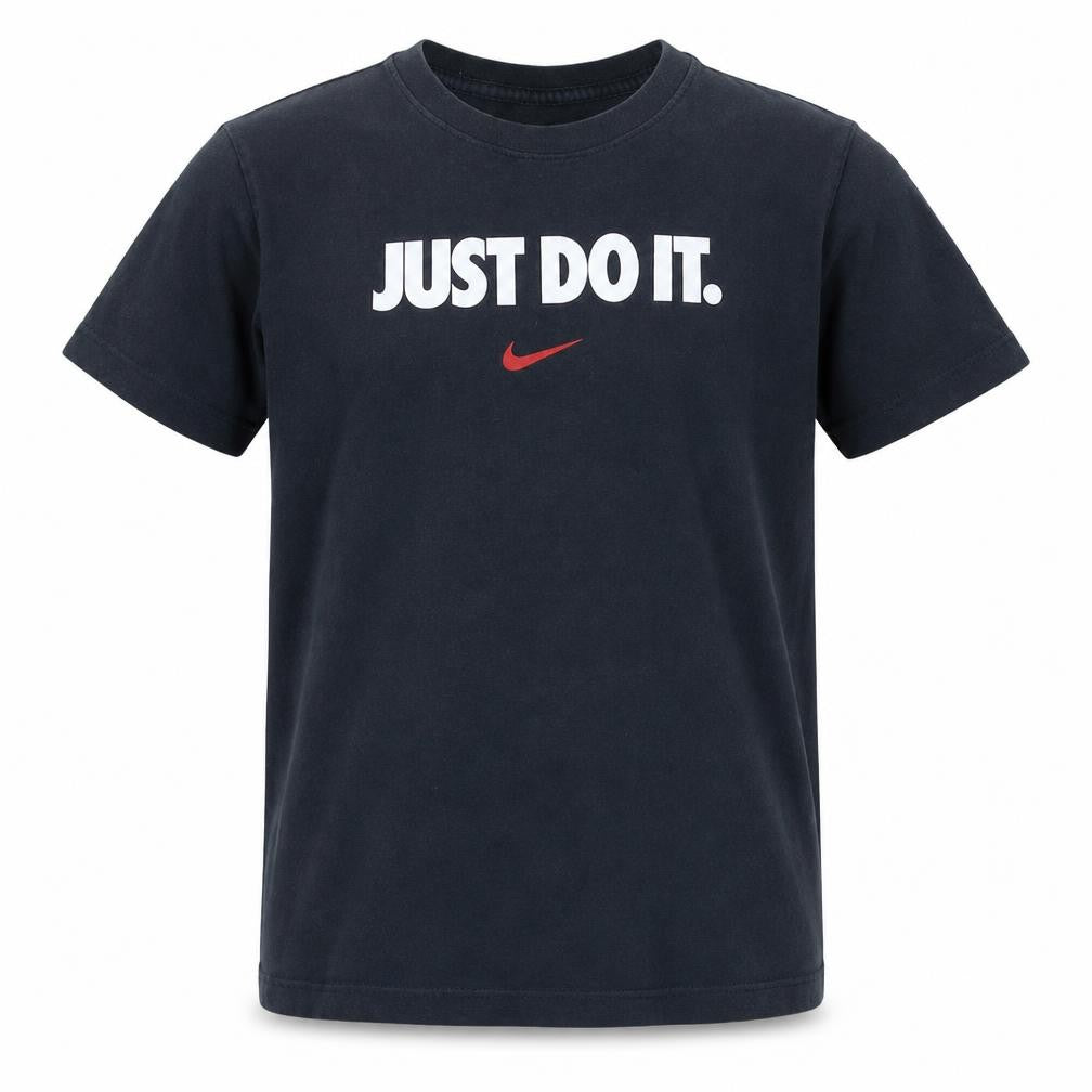 Boys UK Size 12 Years Nike Black Basic T-Shirt