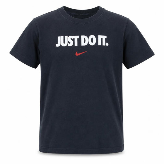 Boys UK Size 12 Years Nike Black Basic T-Shirt