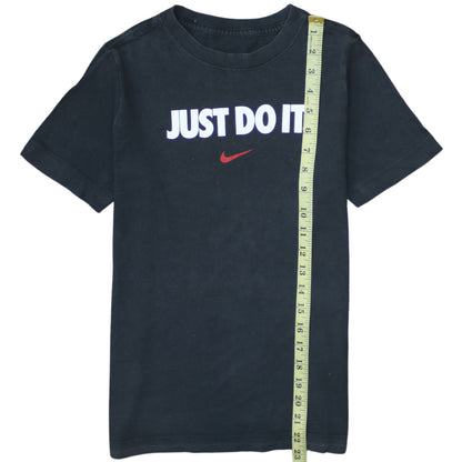 Boys UK Size 12 Years Nike Black Basic T-Shirt
