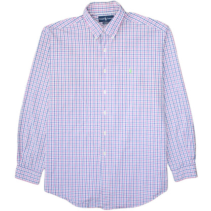 Ralph Lauren Men's Multicoloured Check Classic Fit Cotton XL Shirt