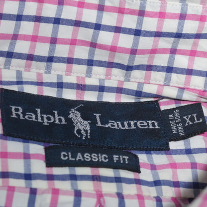 Ralph Lauren Men's Multicoloured Check Classic Fit Cotton XL Shirt