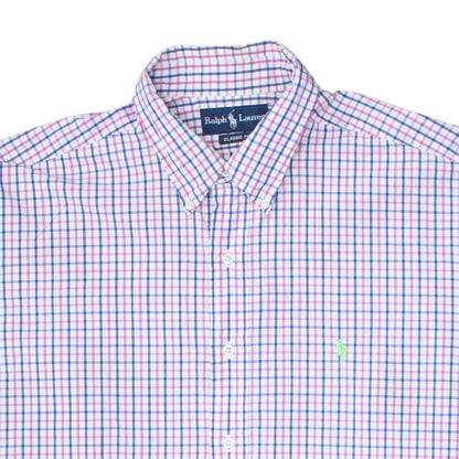 Ralph Lauren Men's Multicoloured Check Classic Fit Cotton XL Shirt