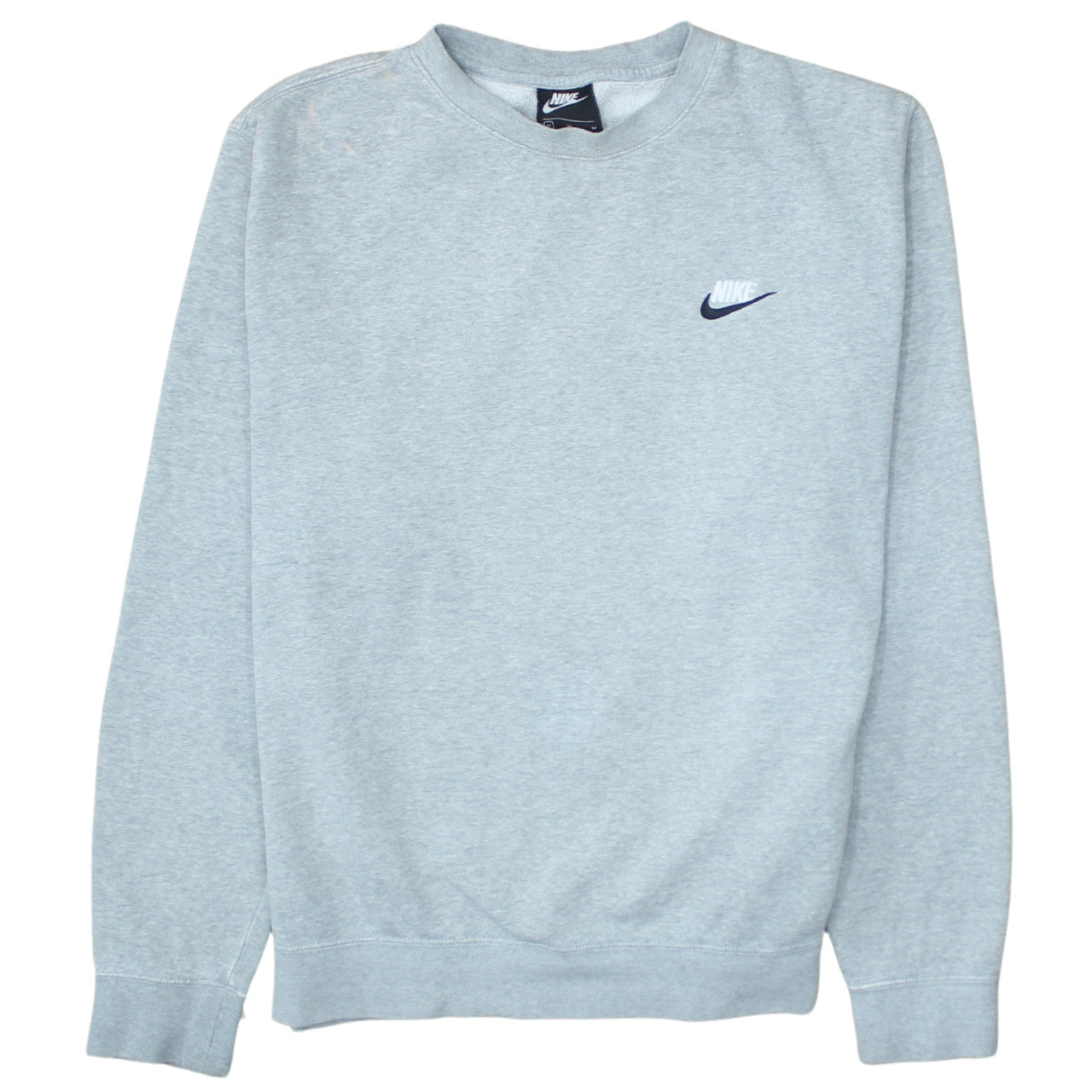 Mens UK Size M Nike Grey Pullover Sweatshirt