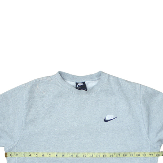 Mens UK Size M Nike Grey Pullover Sweatshirt