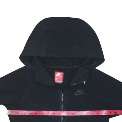 Womens UK Size S Nike Black Full Zip Hoodie