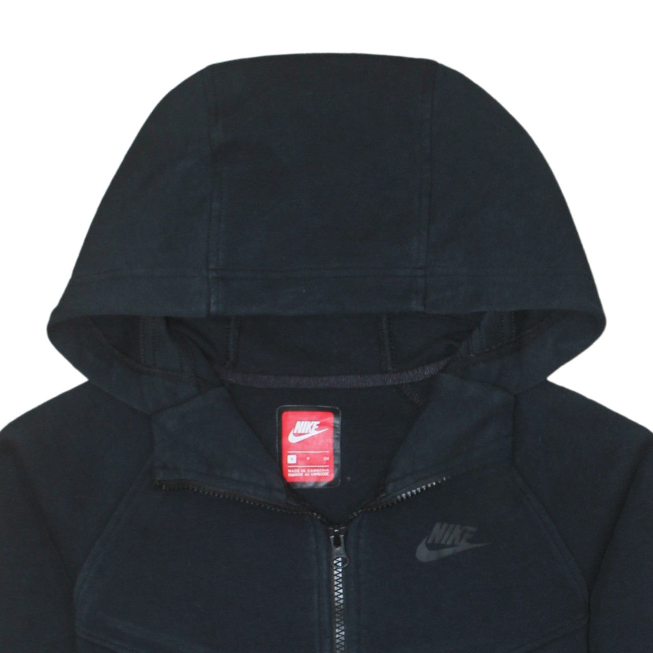 Womens UK Size S Nike Black Full Zip Hoodie
