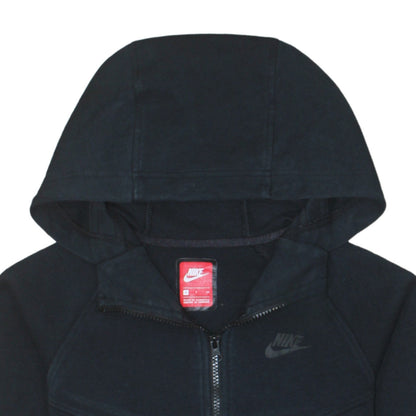 Womens UK Size S Nike Black Full Zip Hoodie
