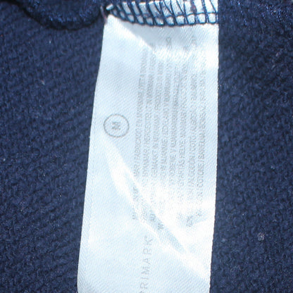 Mens UK Size M Primark Blue Pullover Hoodie