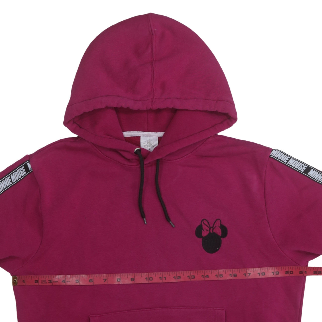 Womens UK Size 16 Disney Pink Pullover Hoodie