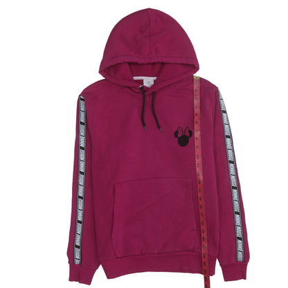 Womens UK Size 16 Disney Pink Pullover Hoodie