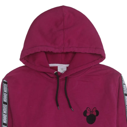 Womens UK Size 16 Disney Pink Pullover Hoodie