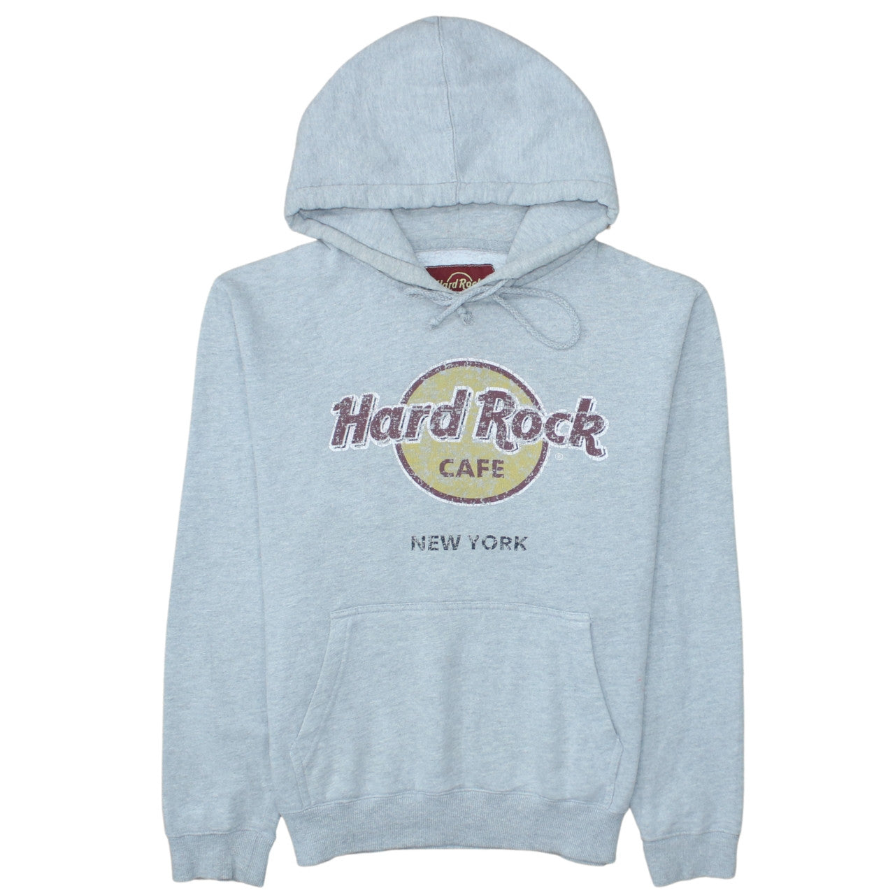 Mens UK Size L Hard Rock Cafe Grey Pullover Hoodie