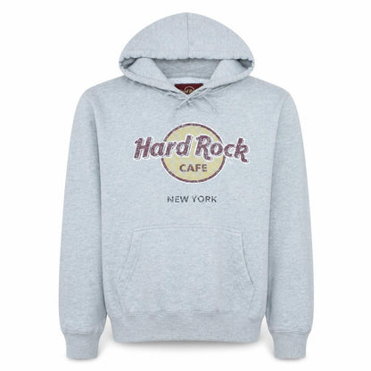 Mens UK Size L Hard Rock Cafe Grey Pullover Hoodie