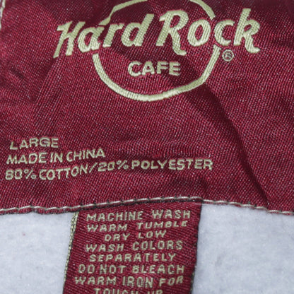 Mens UK Size L Hard Rock Cafe Grey Pullover Hoodie