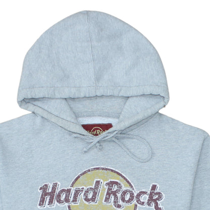 Mens UK Size L Hard Rock Cafe Grey Pullover Hoodie