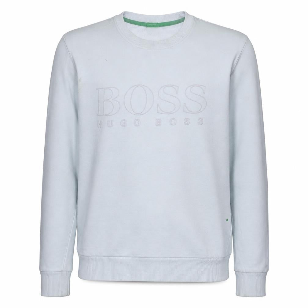 Mens UK Size S HUGO BOSS White Pullover Sweatshirt