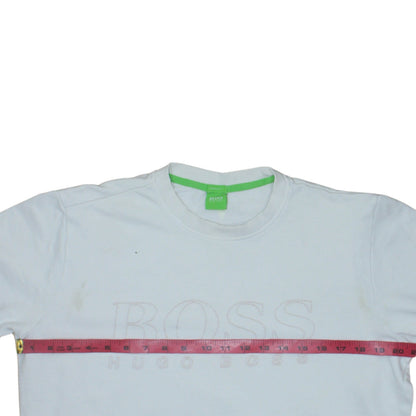 Mens UK Size S HUGO BOSS White Pullover Sweatshirt