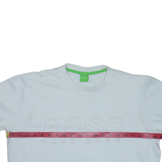 Mens UK Size S HUGO BOSS White Pullover Sweatshirt