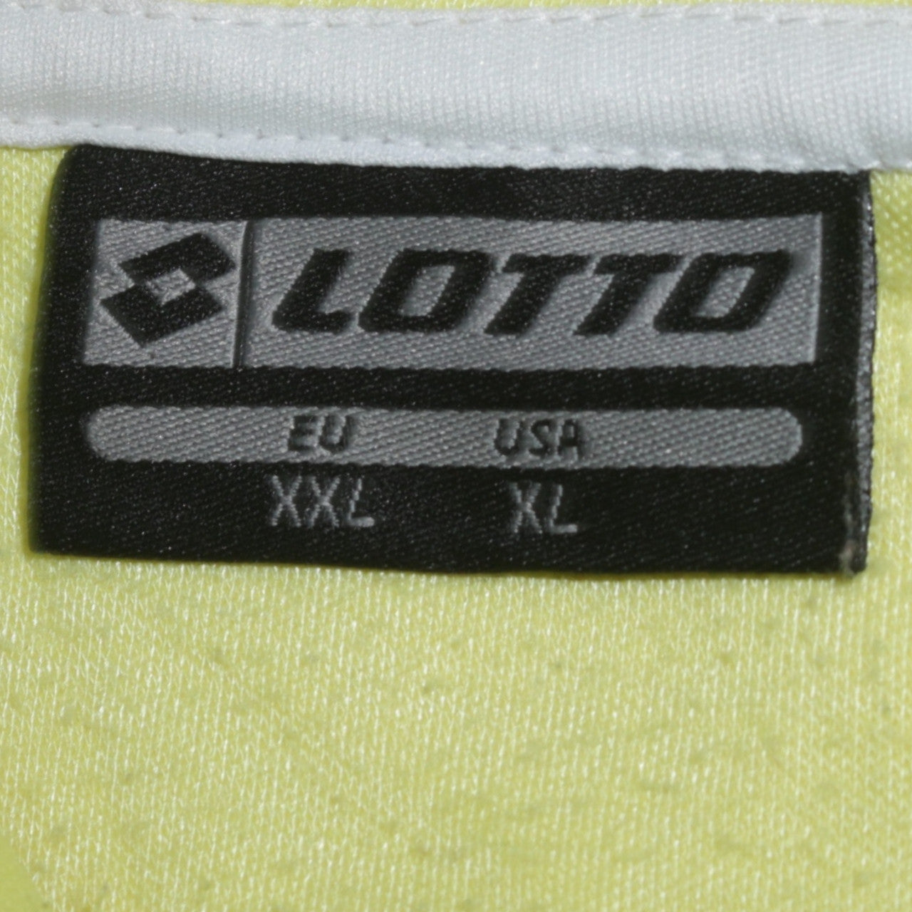Mens UK Size 2XL Lotto Yellow Pullover Hoodie