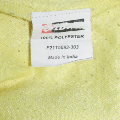 Mens UK Size 2XL Lotto Yellow Pullover Hoodie
