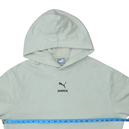 Mens UK Size L PUMA Beige Pullover Hoodie