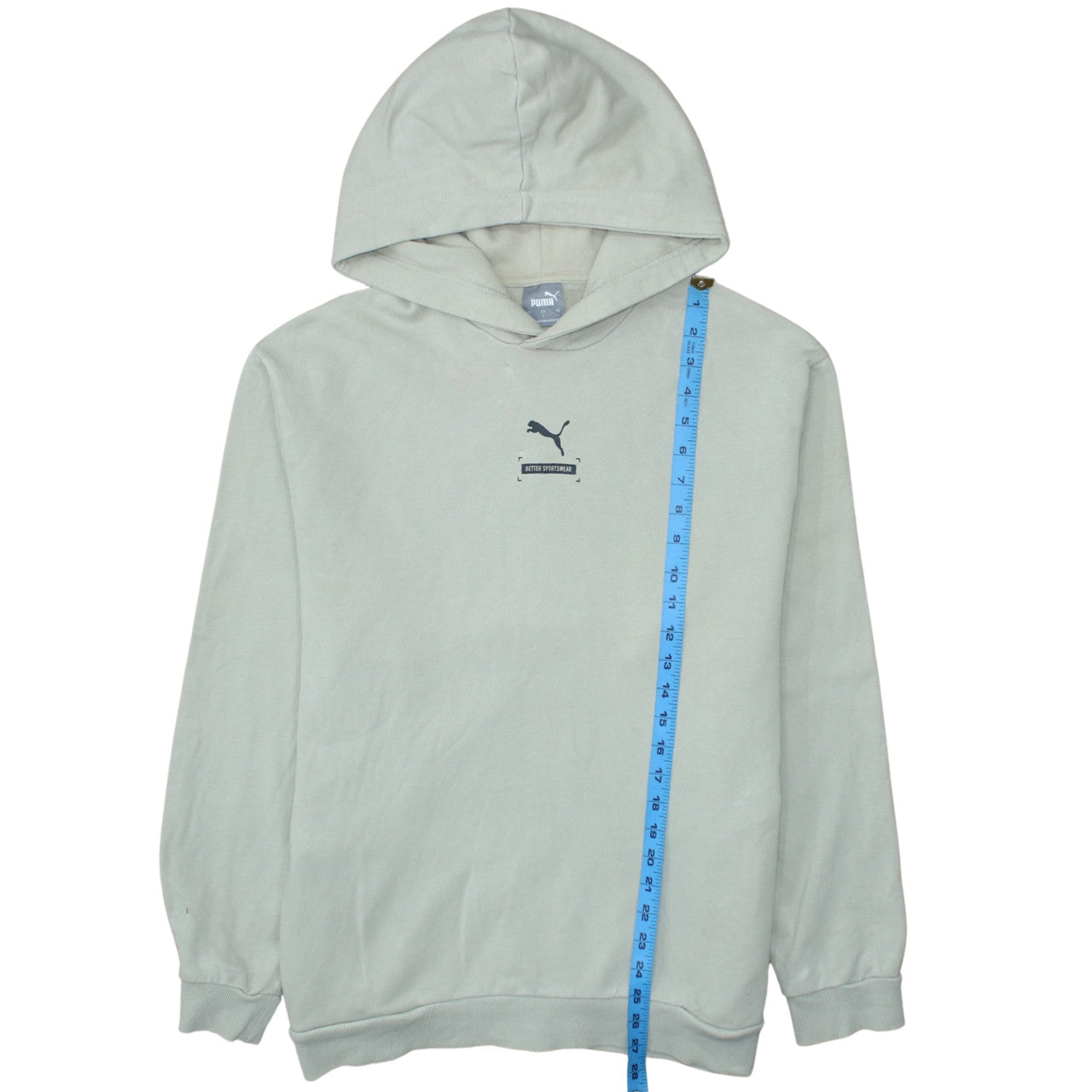 Mens UK Size L PUMA Beige Pullover Hoodie