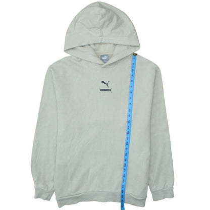 Mens UK Size L PUMA Beige Pullover Hoodie