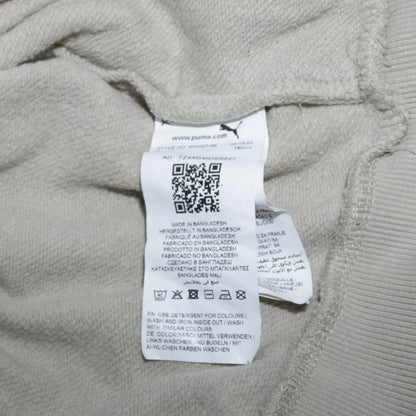 Mens UK Size L PUMA Beige Pullover Hoodie