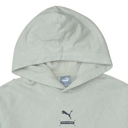 Mens UK Size L PUMA Beige Pullover Hoodie