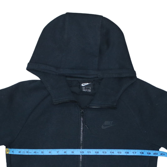 Mens UK Size S Nike Black Full Zip Hoodie