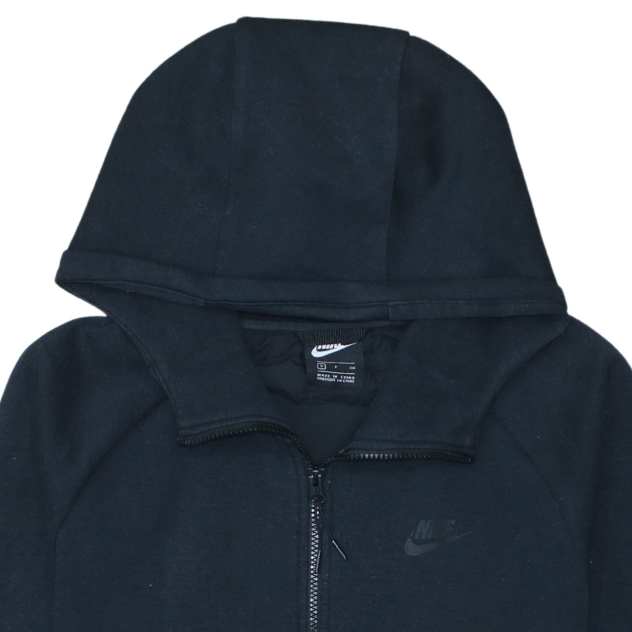 Mens UK Size S Nike Black Full Zip Hoodie