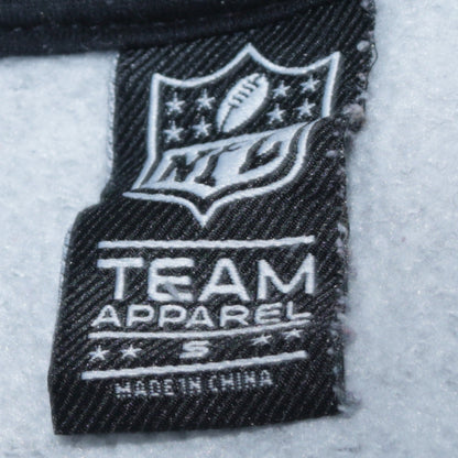 Mens UK Size S NFL Team Apparel Grey Pullover Hoodie