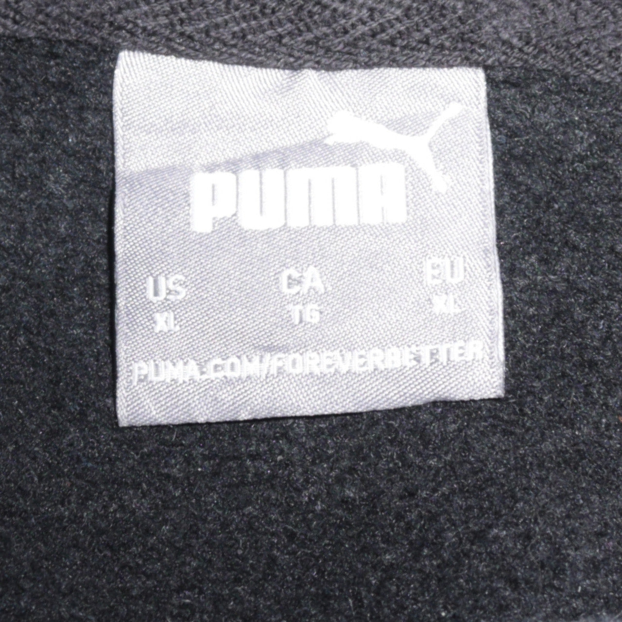 Mens UK Size XL PUMA Black Pullover Hoodie