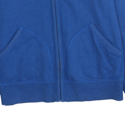 Converse Boys Blue Full Zip Hoodie Small Cotton Blend Casual