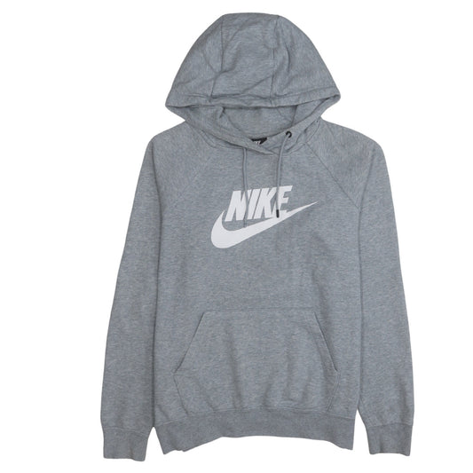 Mens UK Size M Nike Grey Pullover Hoodie