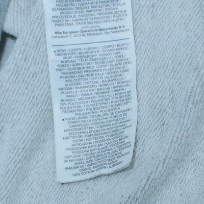 Mens UK Size M Nike Grey Pullover Hoodie