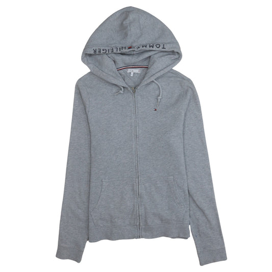 Mens UK Size M Tommy Hilfiger Grey Full Zip Hoodie