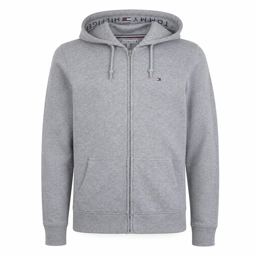 Mens UK Size M Tommy Hilfiger Grey Full Zip Hoodie