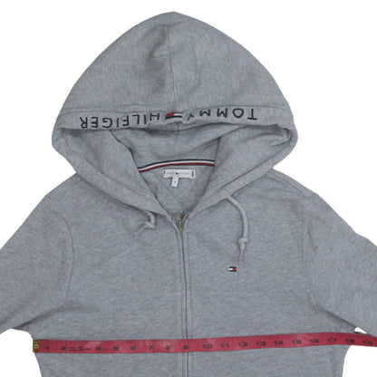Mens UK Size M Tommy Hilfiger Grey Full Zip Hoodie